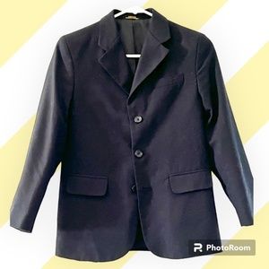 Claiborne black suit jacket, boys sz 12